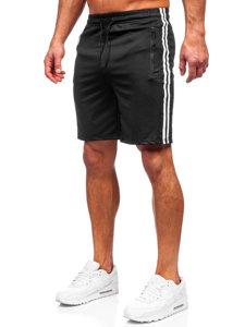 Pantaloni scurți de training negri Bolf 68024