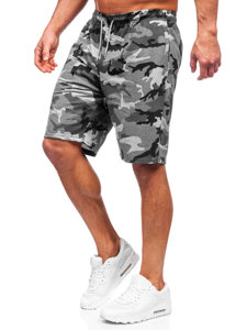 Pantaloni scurți de trening army gri Bolf 8K283