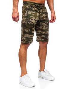 Pantaloni scurti de trening army verzi Bolf JX865