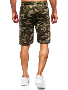 Pantaloni scurti de trening army verzi Bolf JX865