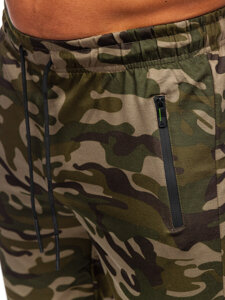 Pantaloni scurti de trening army verzi Bolf JX865