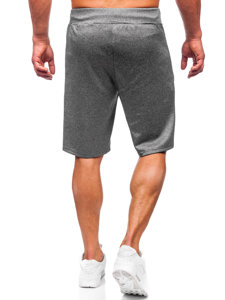 Pantaloni scurți de trening grafit Bolf 8K288