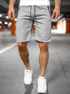 Pantaloni scurți de trening gri bărbați Bolf JX132