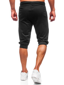 Pantaloni scurți de trening negri Bolf K10002