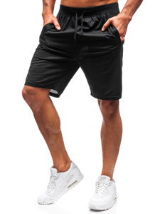 Pantaloni scurți sport bărbați negri Bolf DK01