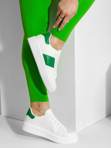 Pantofi sneakers  verde  dame Bolf 956