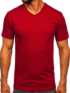 Tricou cu decolteu bordo Bolf 192131