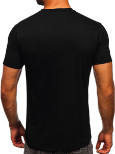 Tricou cu imprimeu negru Bolf 14498-1