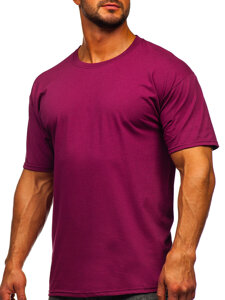 Tricou din bumbac bordo Bolf B459