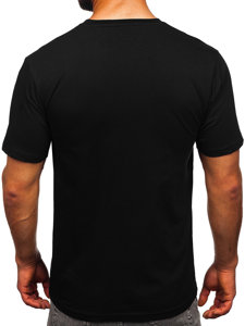 Tricou din bumbac negru Bolf 14748