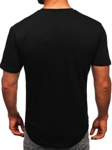 Tricou lung bărbați negru Bolf 14290