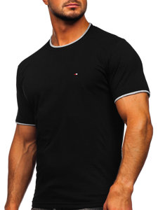 Tricou negru Bolf 14316