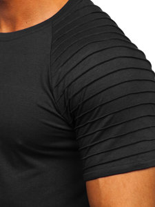 Tricou  negru Bolf 8T88