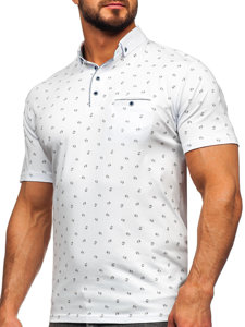 Tricou polo alb Bolf 192657