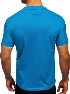 Tricou polo albastru Bolf GD02