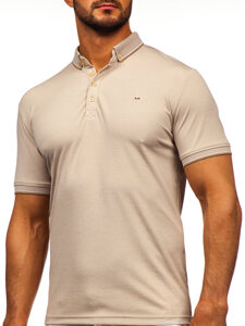 Tricou polo bej Bolf 2006