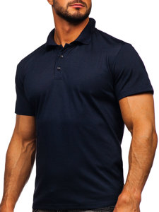 Tricou polo bleumarin pentru bărbați Bolf 8T80