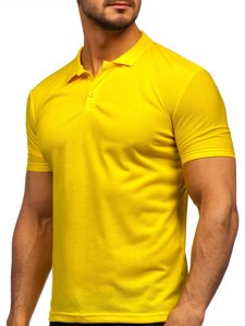 Tricou polo galben pentru bărbați Bolf GD02