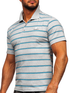 Tricou polo gri Bolf 14954