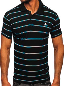 Tricou polo negru Bolf 14954