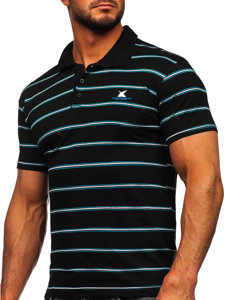 Tricou polo negru Bolf 14954