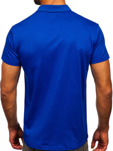 Tricou polo pentru bărbați albastru cobalt de la Bolf 8T80