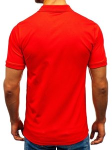 Tricou polo portocaliu pentru bărbați Bolf 9025