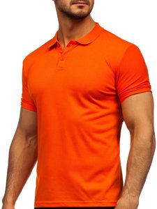 Tricou polo portocaliu pentru bărbați Bolf GD02