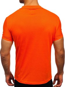 Tricou polo portocaliu pentru bărbați Bolf GD02