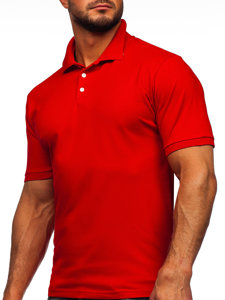 Tricou polo roșu Bolf 0002