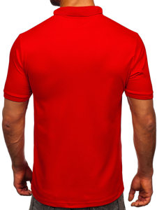 Tricou polo roșu Bolf 0002