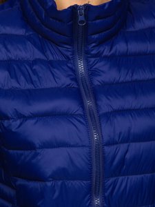 Vestă bleumarin matlasată dame Bolf 23038