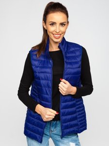 Vestă bleumarin matlasată dame Bolf 23038